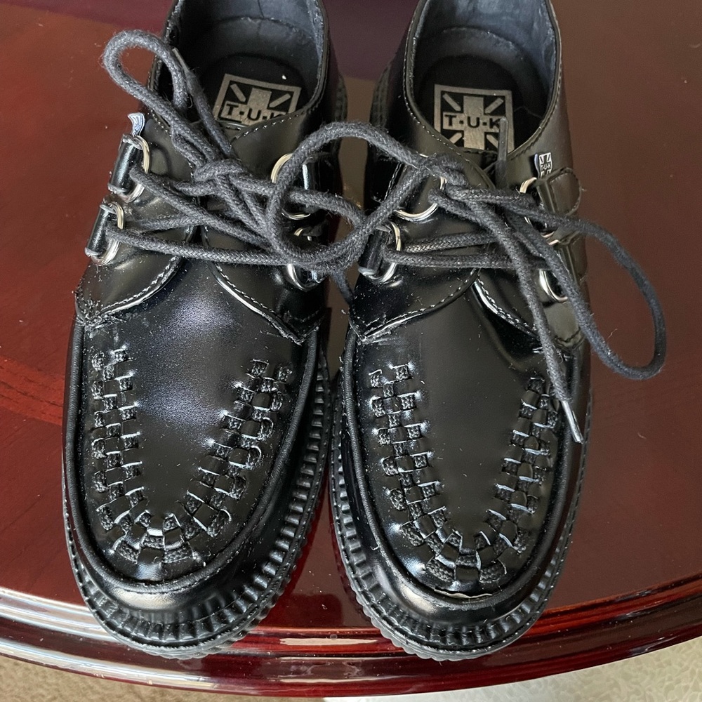 Black TUK Creepers size 7